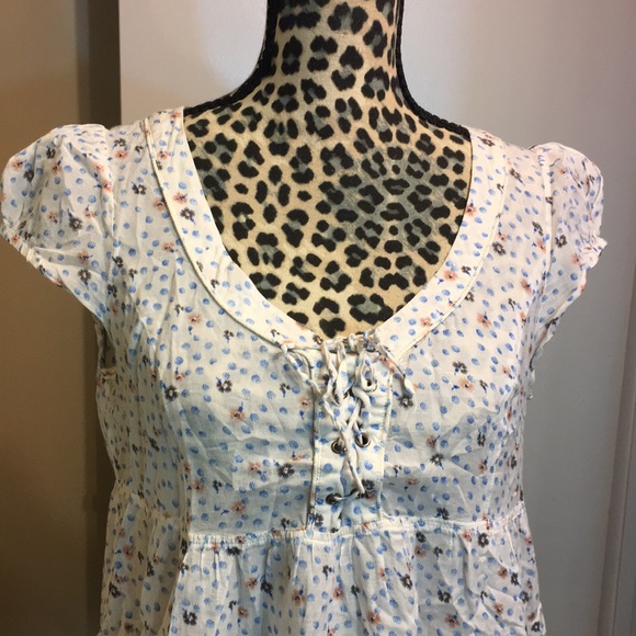 Great cond Free People baby doll top - Picture 6 of 8